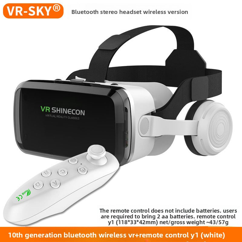 Wireless Bluetooth VR Headset G04BS with 3D Virtual Reality Game Helmet