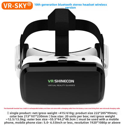 Wireless Bluetooth VR Headset G04BS with 3D Virtual Reality Game Helmet