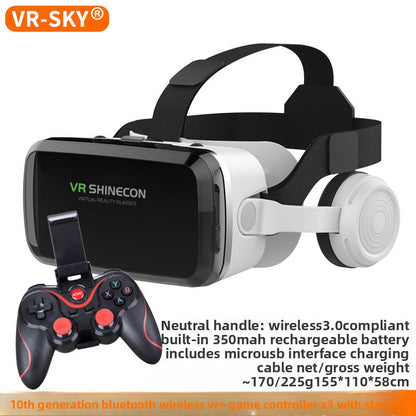Wireless Bluetooth VR Headset G04BS with 3D Virtual Reality Game Helmet