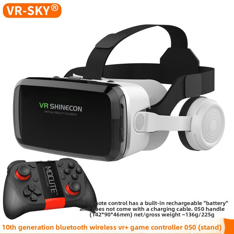Wireless Bluetooth VR Headset G04BS with 3D Virtual Reality Game Helmet