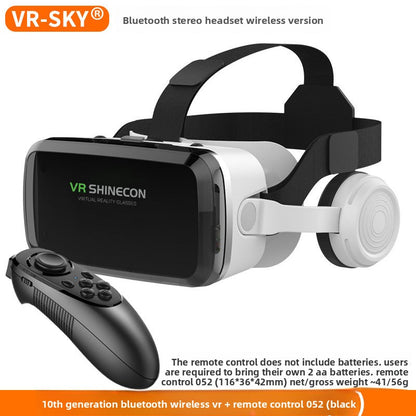 Wireless Bluetooth VR Headset G04BS with 3D Virtual Reality Game Helmet