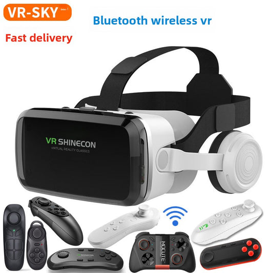 Wireless Bluetooth VR Headset G04BS with 3D Virtual Reality Game Helmet