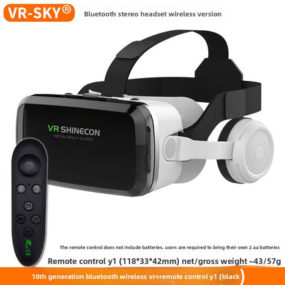 Wireless Bluetooth VR Headset G04BS with 3D Virtual Reality Game Helmet