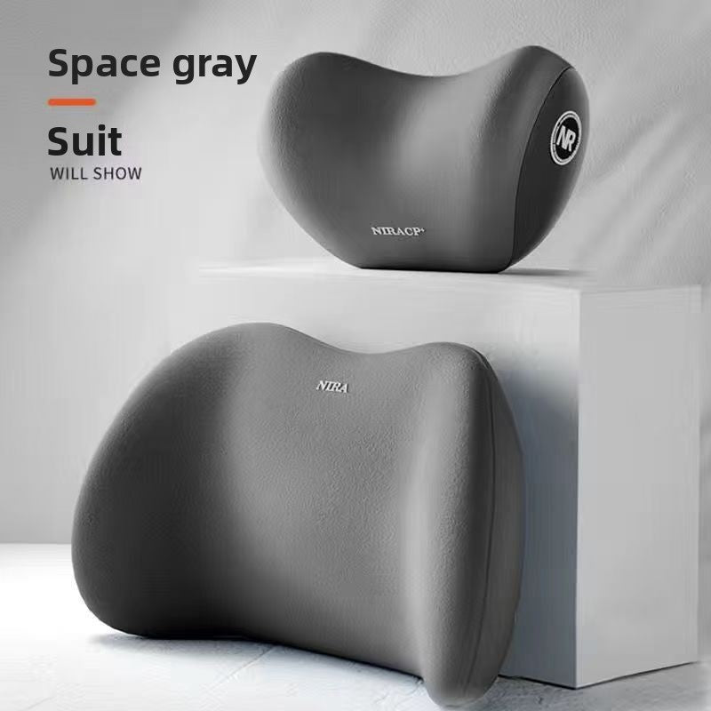 Car Headrest and Lumbar Support Pillow