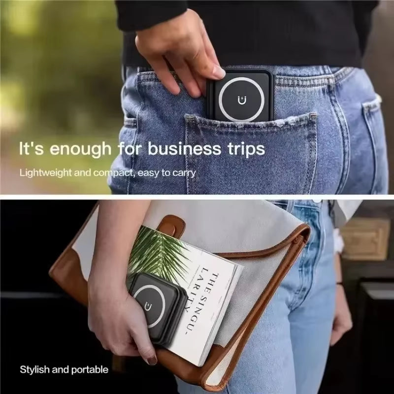 Ultimate 3-in-1 Magnetic Wireless Charger Dock for Magsafe: Fast Charging for iPhone 16/15/14/13/12 Pro Max, Apple Watch, and AirPods